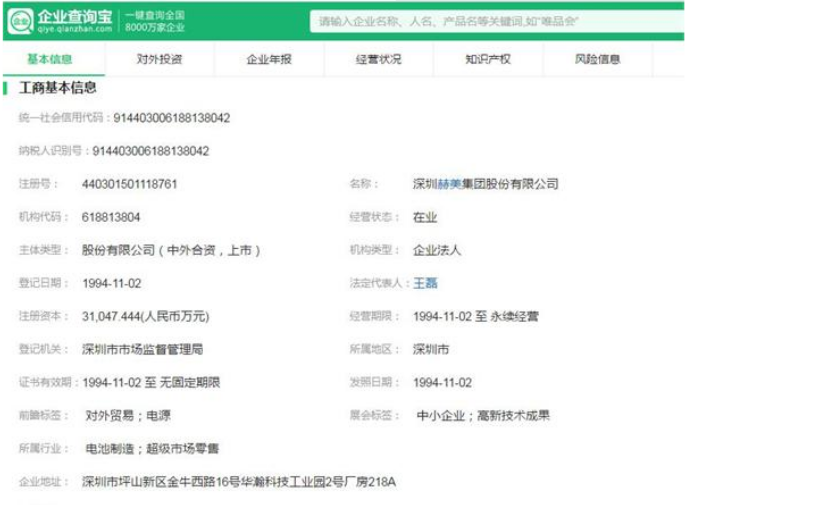 赫美集團公司資料