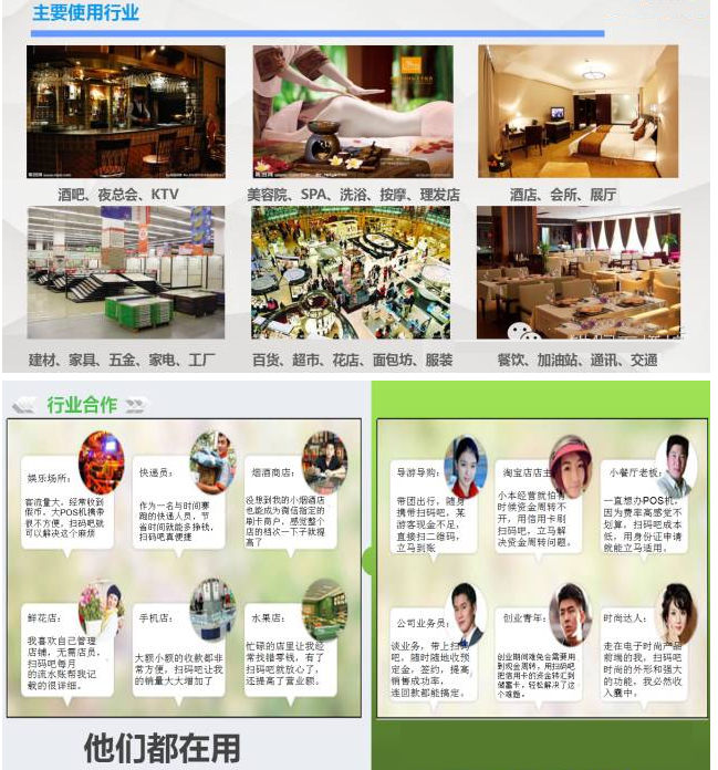 二維碼支付的應用場所